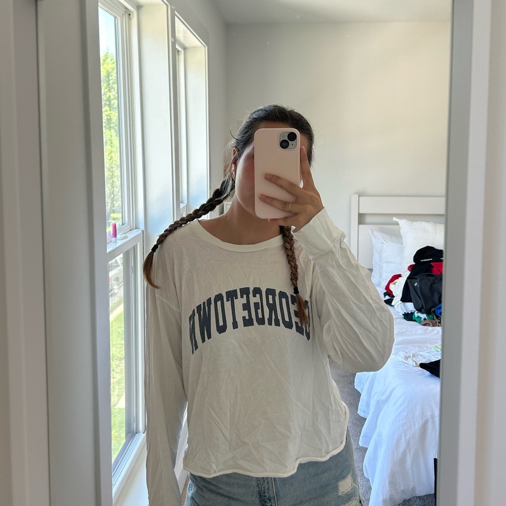 Brandy Melville Georgetown white top